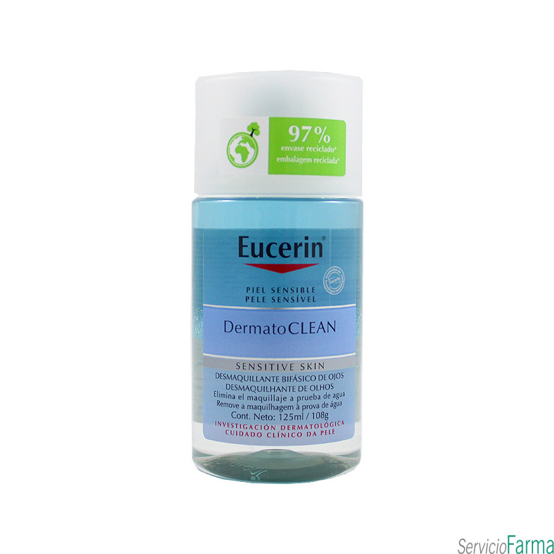 Eucerin DermatoClean Desmaquillante Bifásico de ojos 125 ml