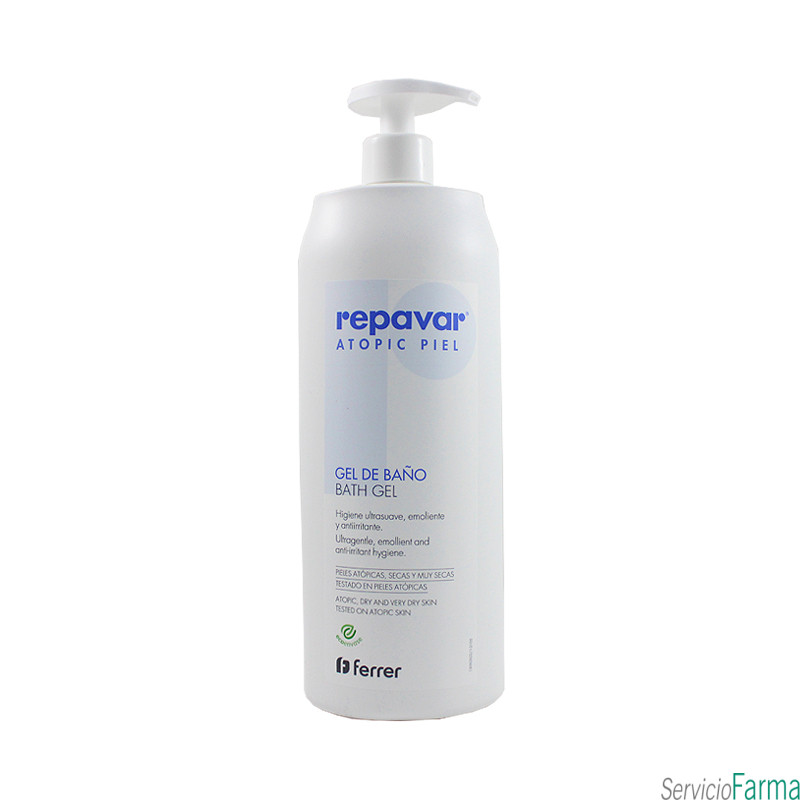 Repavar Atopic Piel Gel de baño 750 ml