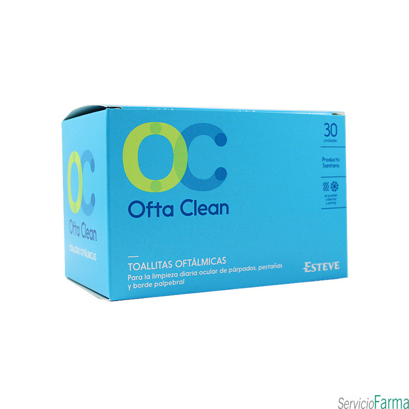 Oftaclean Toallitas oftálmicas 30 unidades