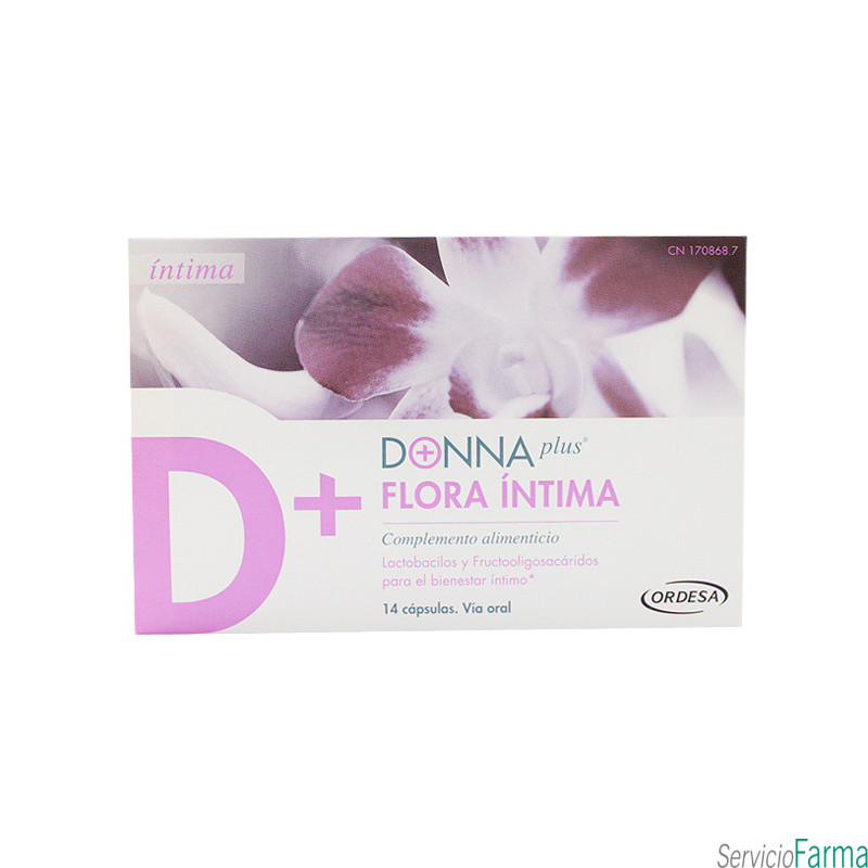 DonnaPlus+ Flora Íntima 14 Cápsulas