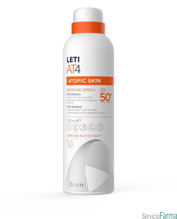 Leti AT4 Defense Spray SPF50+ 200 ml