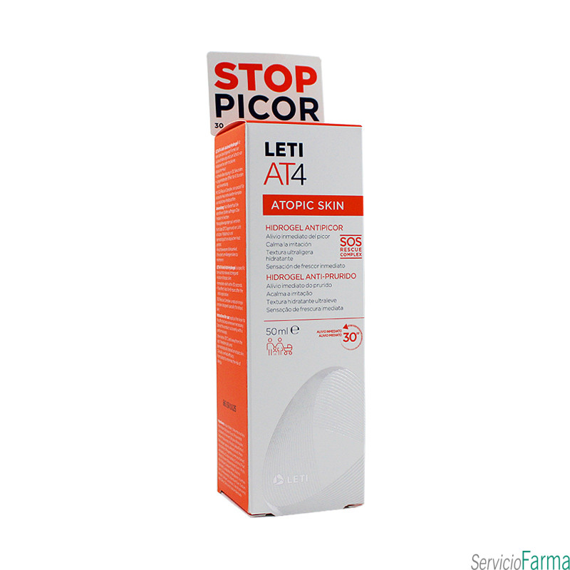 Leti AT4 Hidrogel Antipicor Alivio inmediato 50 ml