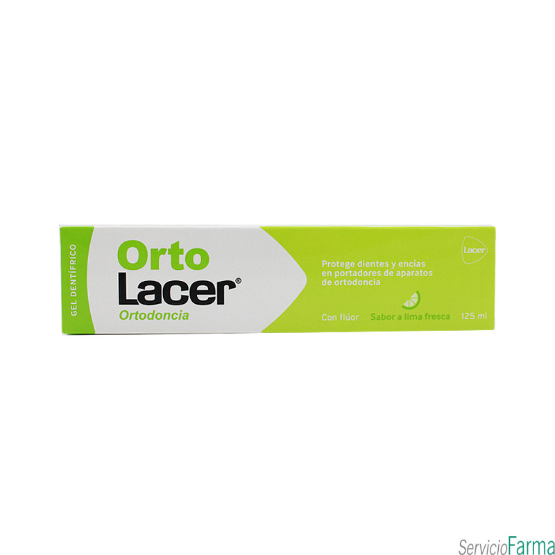 OrtoLacer Gel dentífrico Ortodoncia Sabor Lima fresca 125 ml