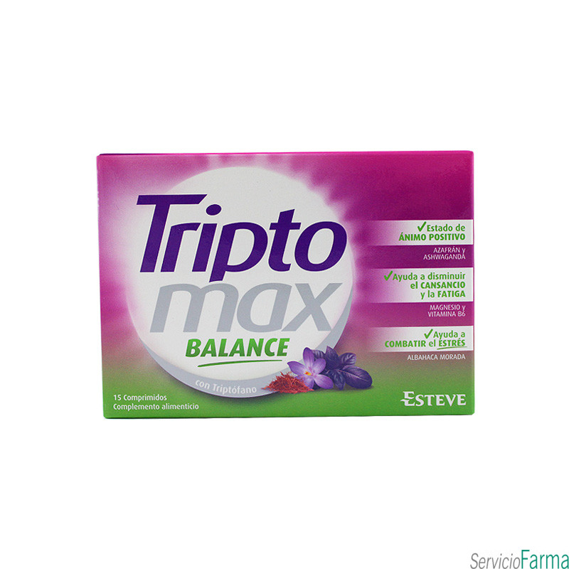 Triptomax Balance Estrés 15 comprimidos