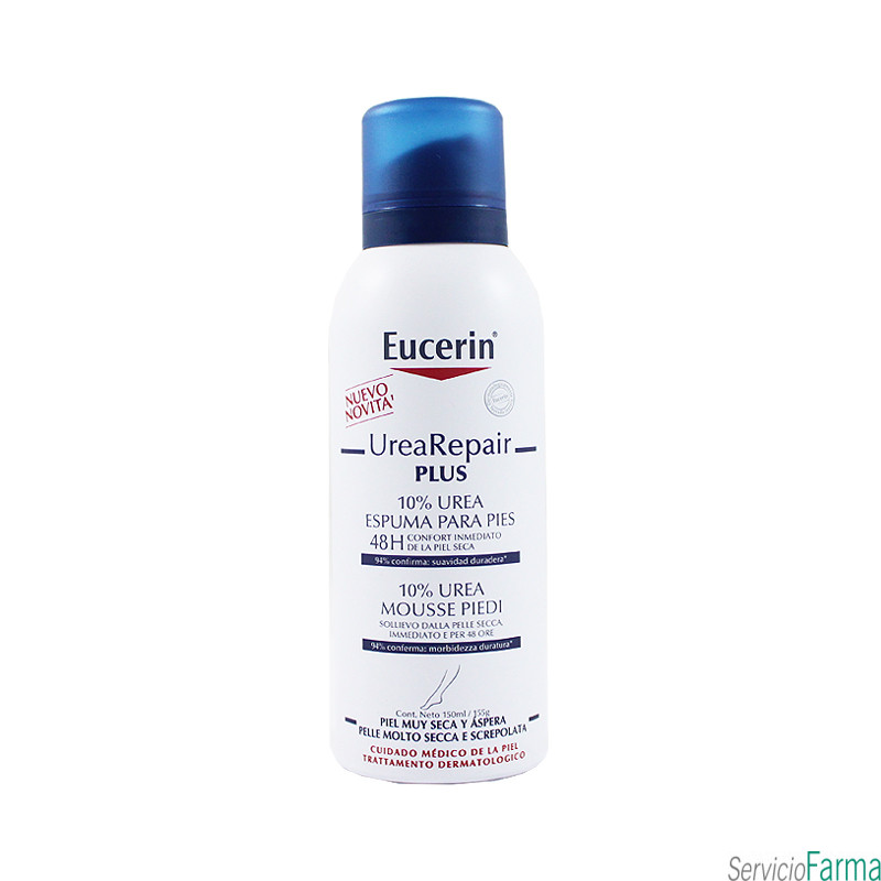 Eucerin Urea Repair Plus 10% Urea Espuma para pies 150 ml