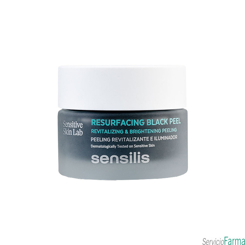 Sensilis Peeling Resurfacing Black Peel Carbón vegetal 50 g