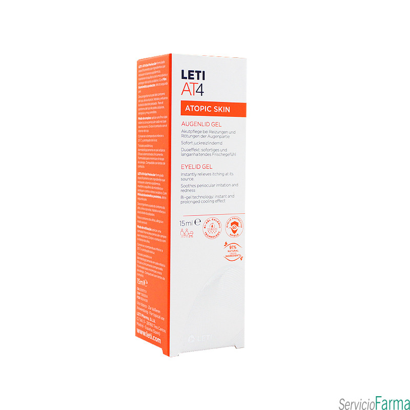 Leti AT-4 gel periocular 15ml