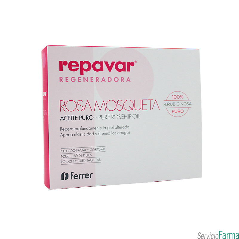 Repavar Rosa mosqueta Aceite puro + REGALO 1 ampolla FLASH EXTREME