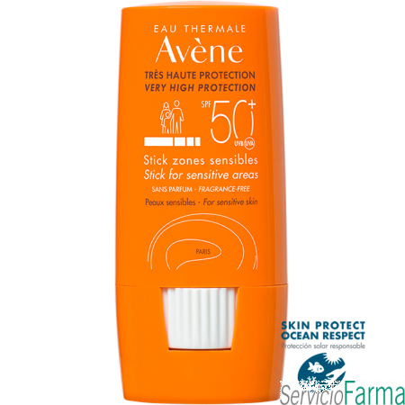 Avene Stick Zonas Sensibles SPF 50+ 8 g