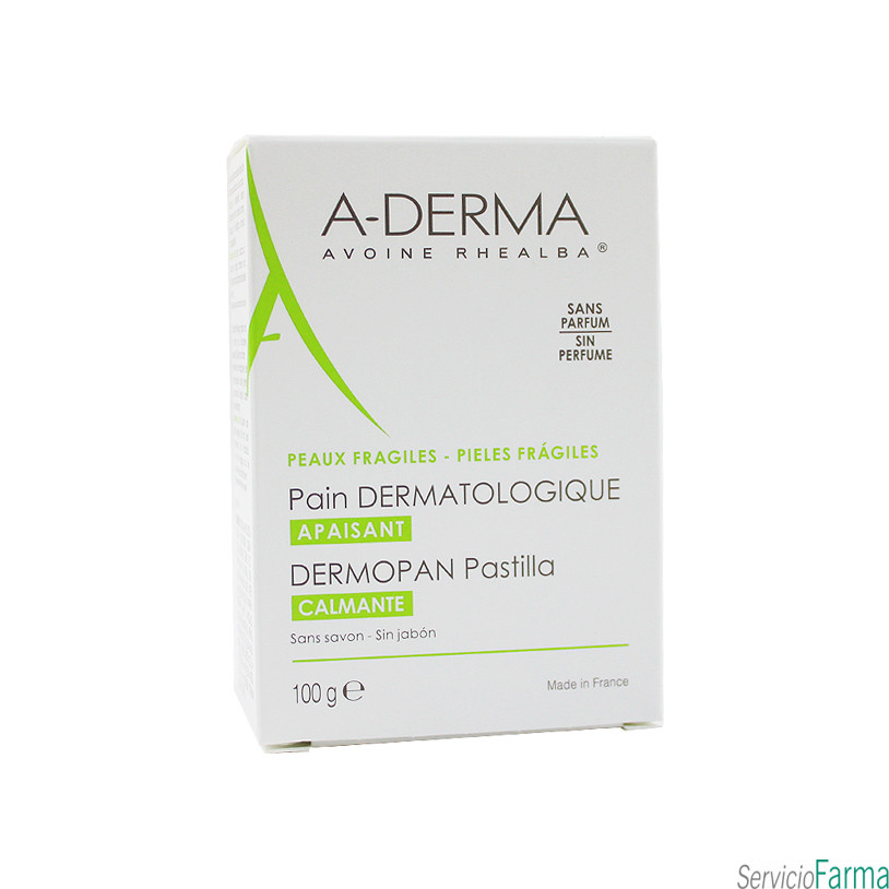 Aderma Dermopan Pastilla calmante 100 g