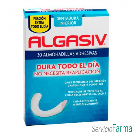 Algasiv Inferior 30 almohadillas adhesivas