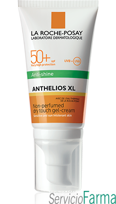 Anthelios XL Antibrillos Gel-Crema Toque Seco SIN PERFUME SPF50+ / La Roche Posay