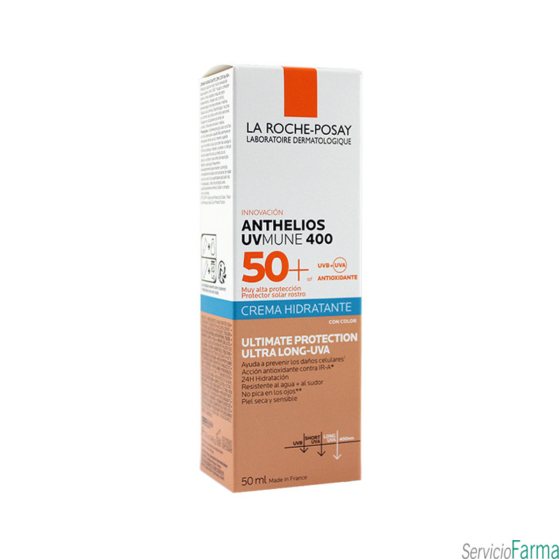 Anthelios UVMUNE 400 Crema Hidratante COLOR SPF50+ 50 ml La Roche Posay