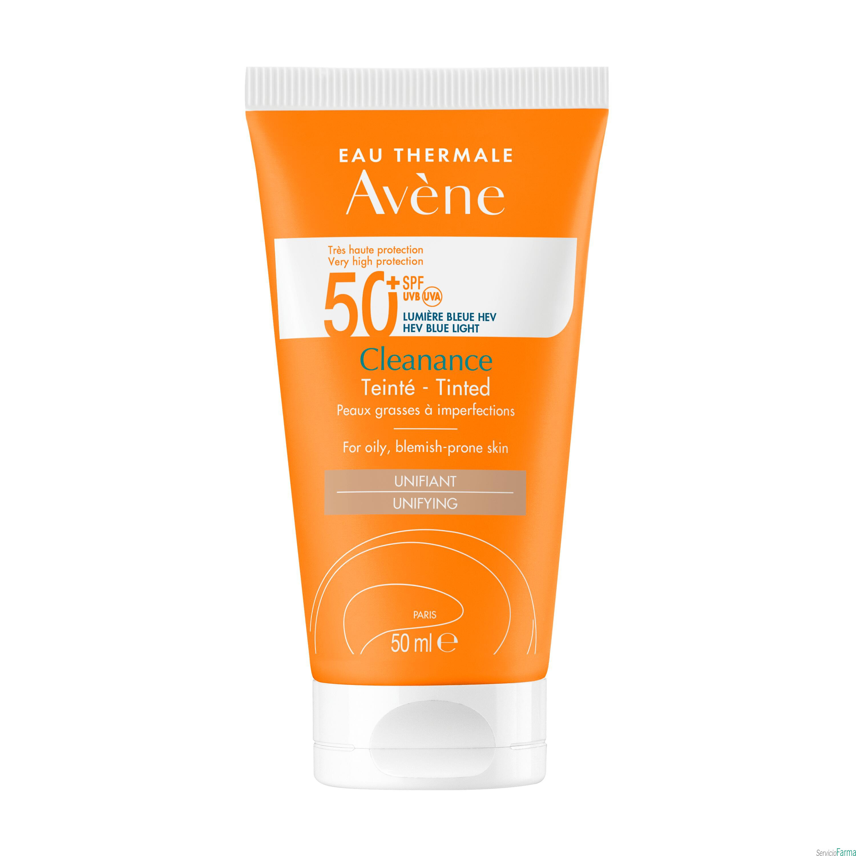 Avene Solar Cleanance CON COLOR Ultraligero SPF50+ 50 ml