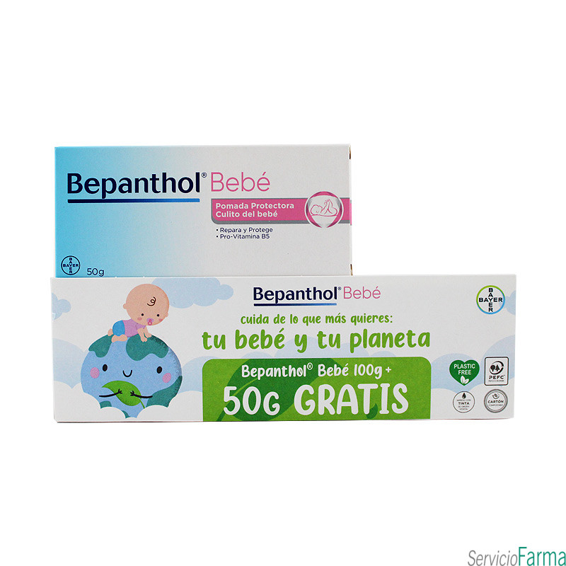 Bepanthol Bebé Pomada Protectora Culito 100 g + REGALO 50 g