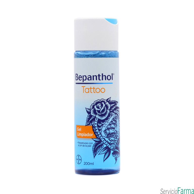 Bepanthol Tattoo Gel limpiador 200 ml