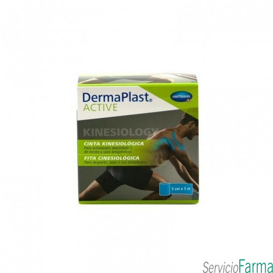 DermaPlast ACTIVE Kinesio Tape Cinta kinesiológica AZUL