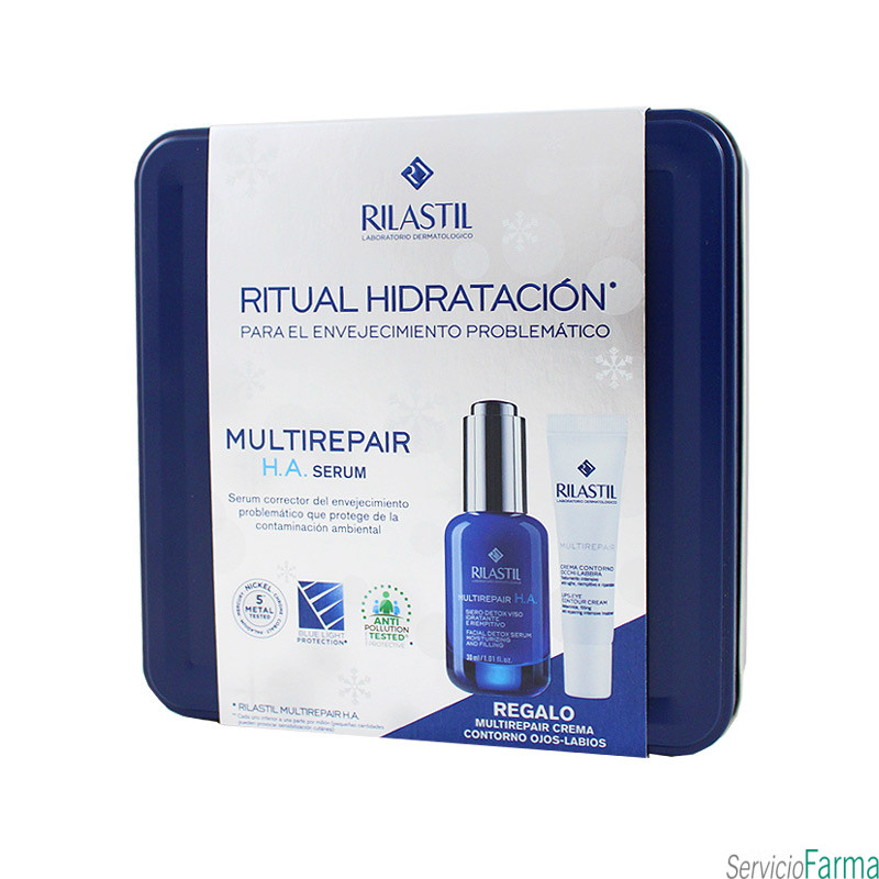 COFRE Rilastil Multirepair H.A. Serum Detox Rellenador + REGALO