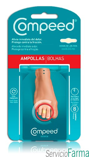 Compeed Ampollas Dedos os Pies 8 Ud