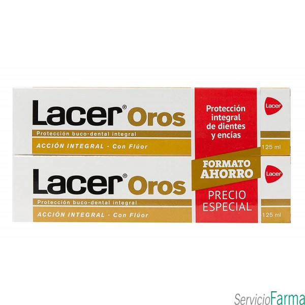 Duplo Lacer Oros Pasta Dentífrica 2 x 125 ml