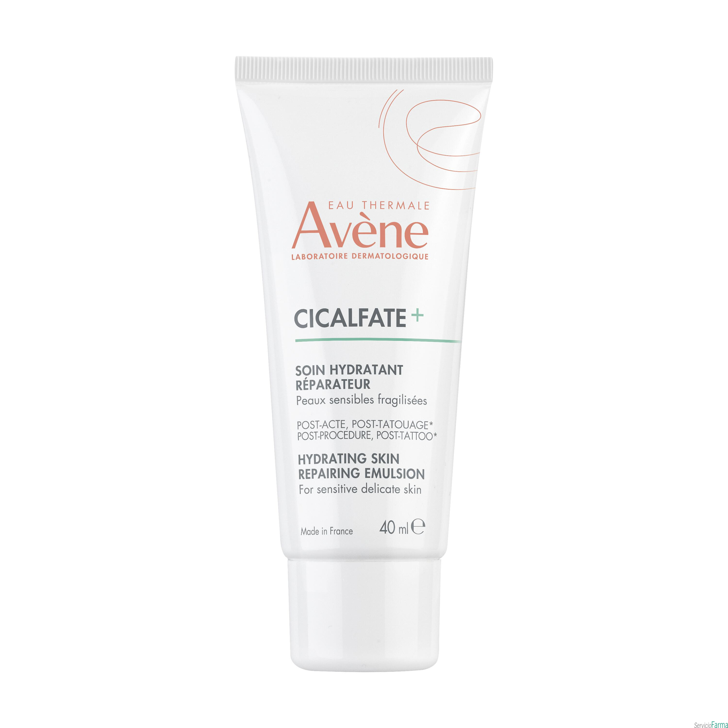 Avene Cicalfate Cuidado Hidratante Reparador Post Acto 40 ml