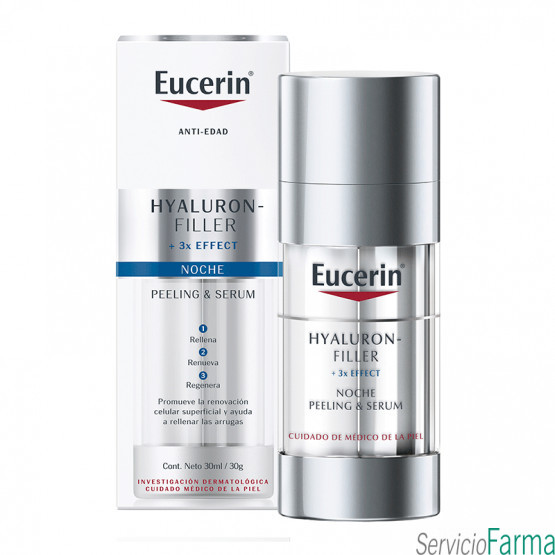 Eucerin Hyaluron Filler Noche Peeling & Serum antiedad 30 ml