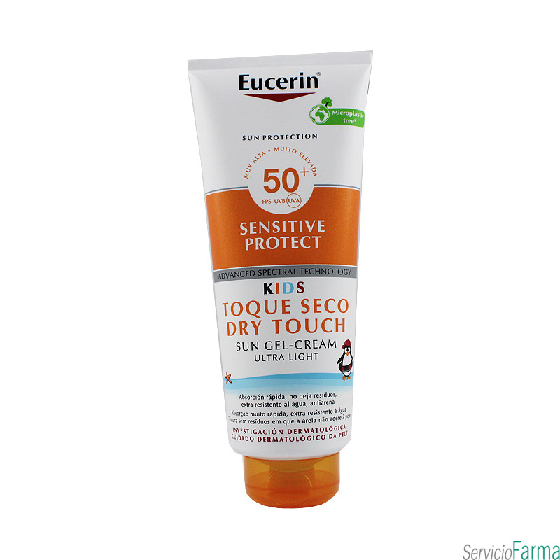 Eucerin Sun KIDS Gel crema Toque seco Dry touch SPF50+ 400 ml