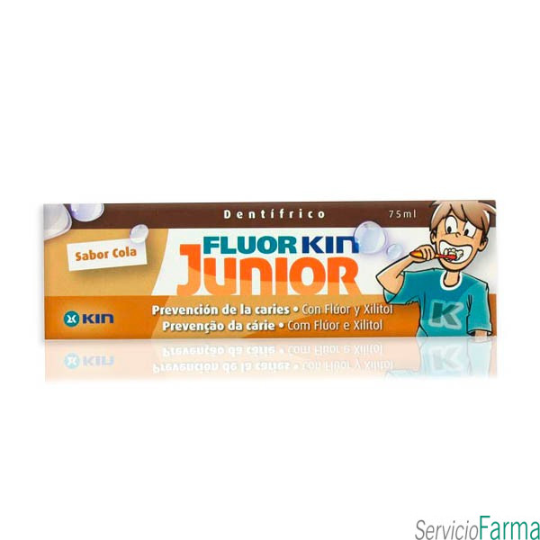 FluorKin Junior Pasta dentífrica Sabor cola 75 ml