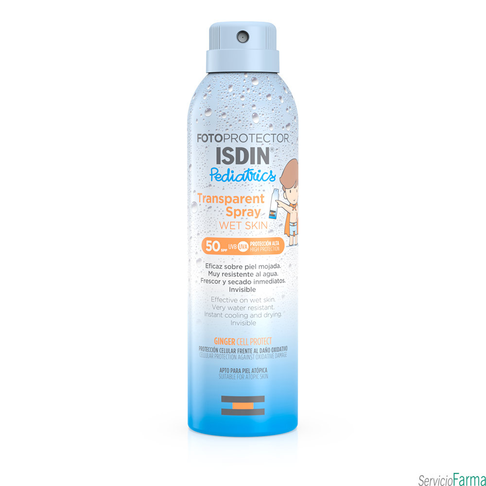 Fotoprotector Isdin Pediatrics Transparent Spray SPF50 250 ml