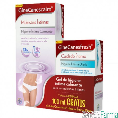 GineCanescalm Higiene Íntima Calmante 200 ml + PRESENTE 100 ml