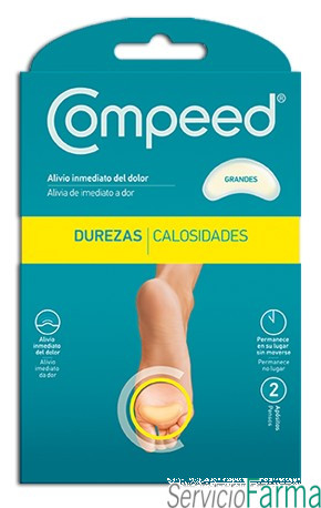 Compeed Durezas Tamanho Grande 2 Apósitos