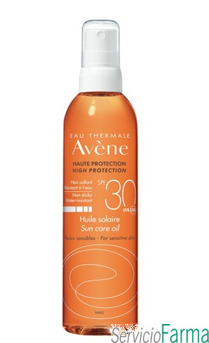 Avene Aceite Solar SPF30 Alta Protección 200 ml