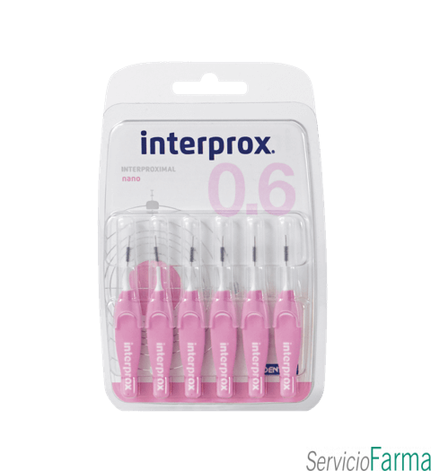 Interprox Nano Cepillo interdental 0,6 6 unidades