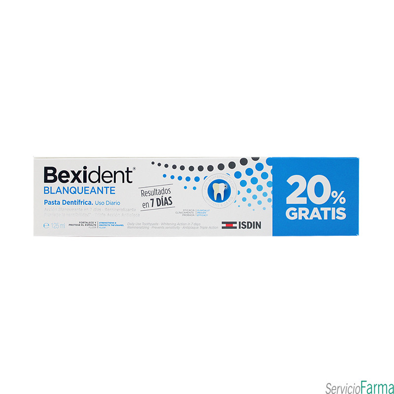 Bexident Blanqueante Pasta Dentrífica 125 ml Isdin