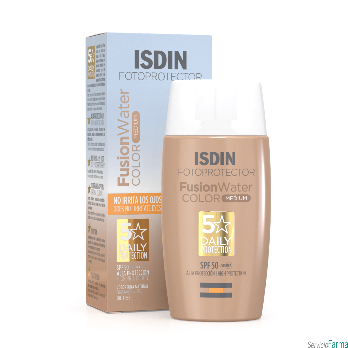 Fotoprotector Isdin Fusion Water Color SPF50