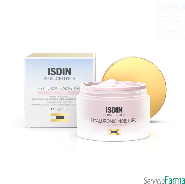 Isdinceutics Hyaluronic Moisture Crema Piel sensible 50 g