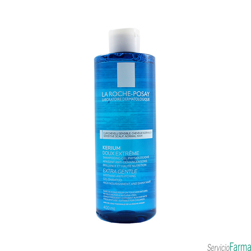 Kerium Champú-gel Suavidad Extrema Antipicores 400 ml La Roche Posay