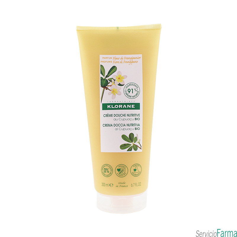 Klorane Crema de Ducha Fleur de Frangipanier 200 ml