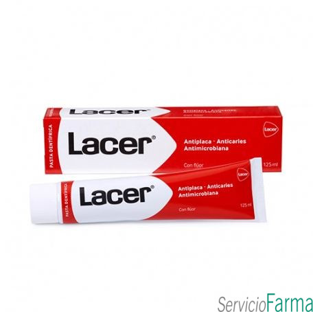 Lacer Pasta dentífrica con flúor 125 ml