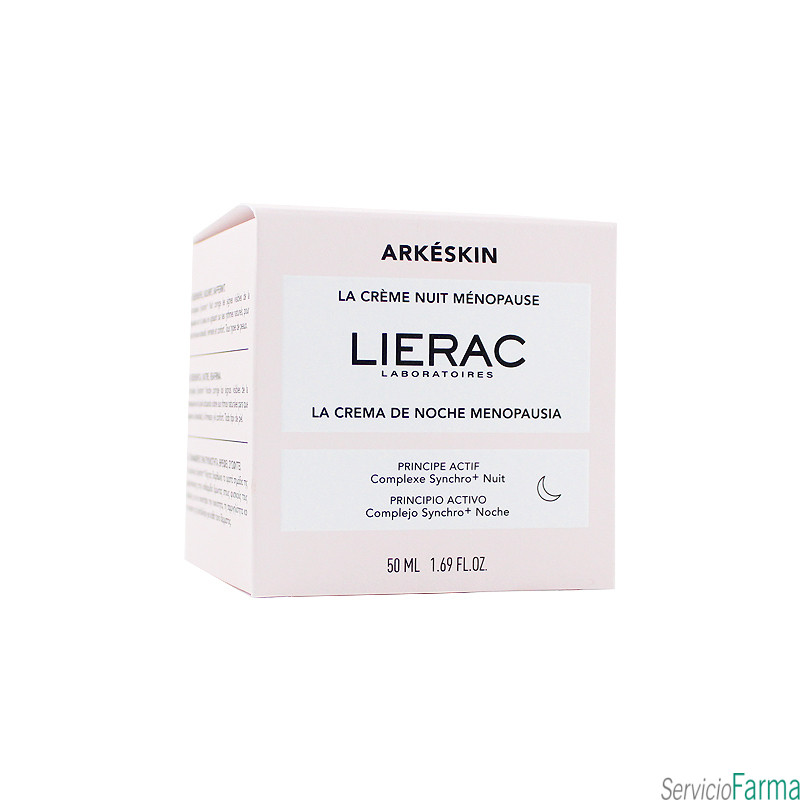 LIERAC ARKÉSKIN Crema de noche menopausia 50ml