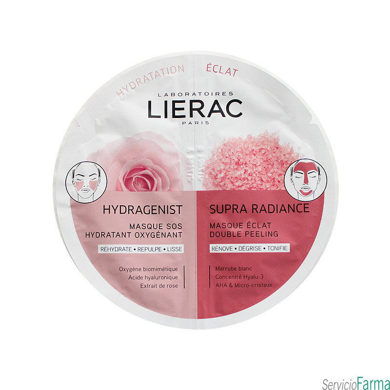 Lierac DUO Mascarillas Hydragenist + Supra Radiance