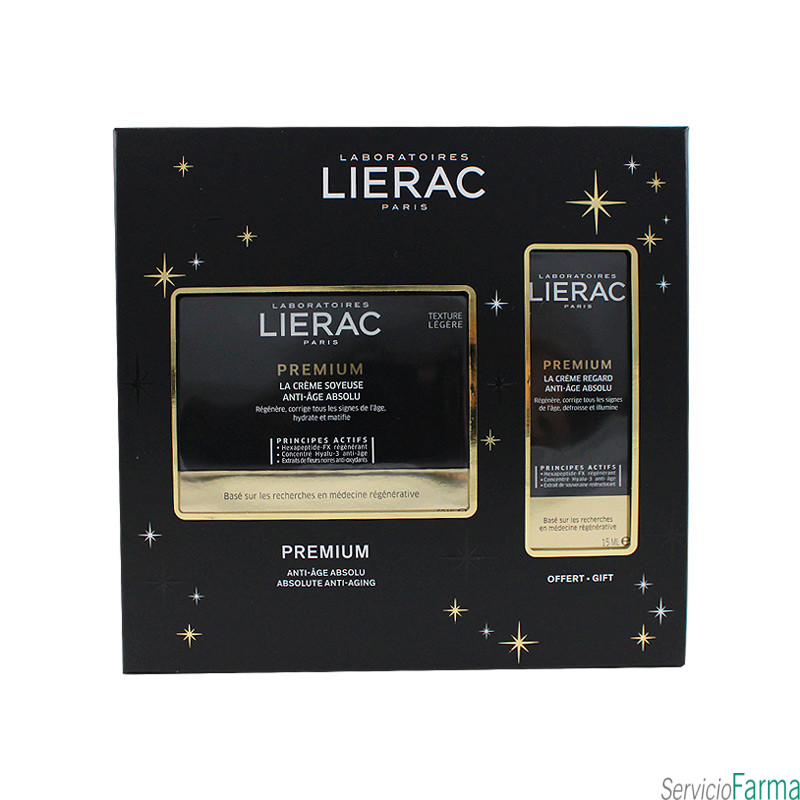 Lierac Premium Crema Sedosa Antiedad + REGALO Contorno de Ojos