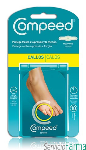 Compeed Callos Tamanho Mediano 10 Ud