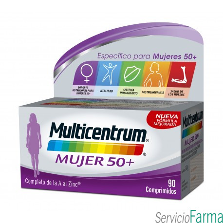 Multicentrum Mujer 50+ 90 comprimidos