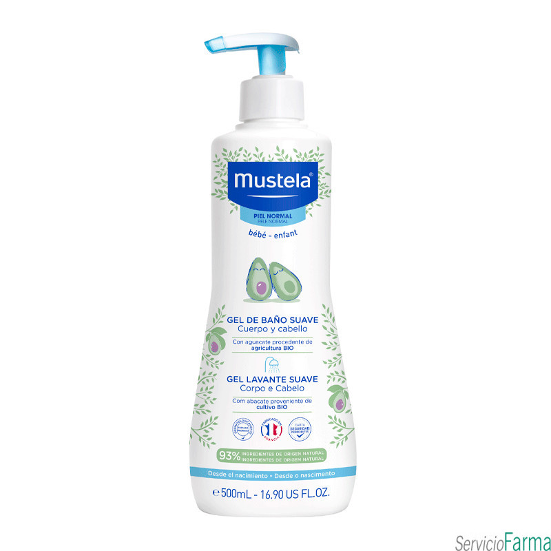 Mustela Gel de baño suave 500 ml