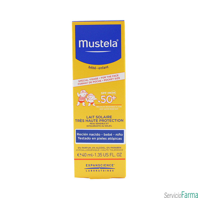 Mustela Leche Solar Rostro SPF50+