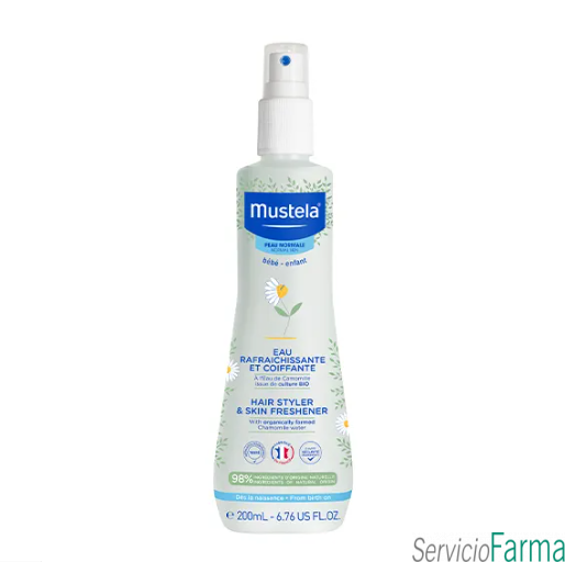 Mustela Agua para peinar refrescante con camomila BIO 200 ml