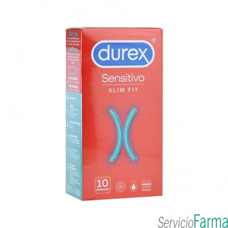 Durex Sensitivo Slim Fit 10 preservativos