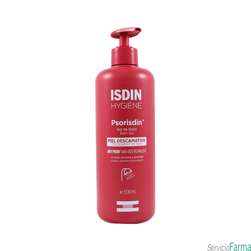 Psorisdin Gel de baño Piel descamativa 500 ml Isdin