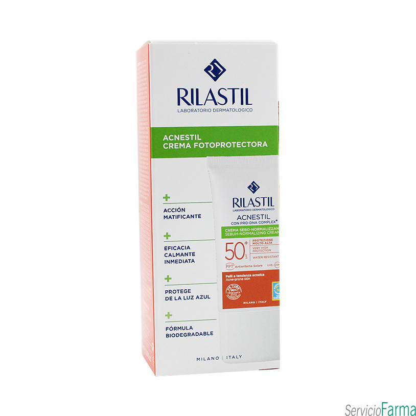 Rilastil Acnestil Crema Fotoprotectora SPF 50+ 40 ml